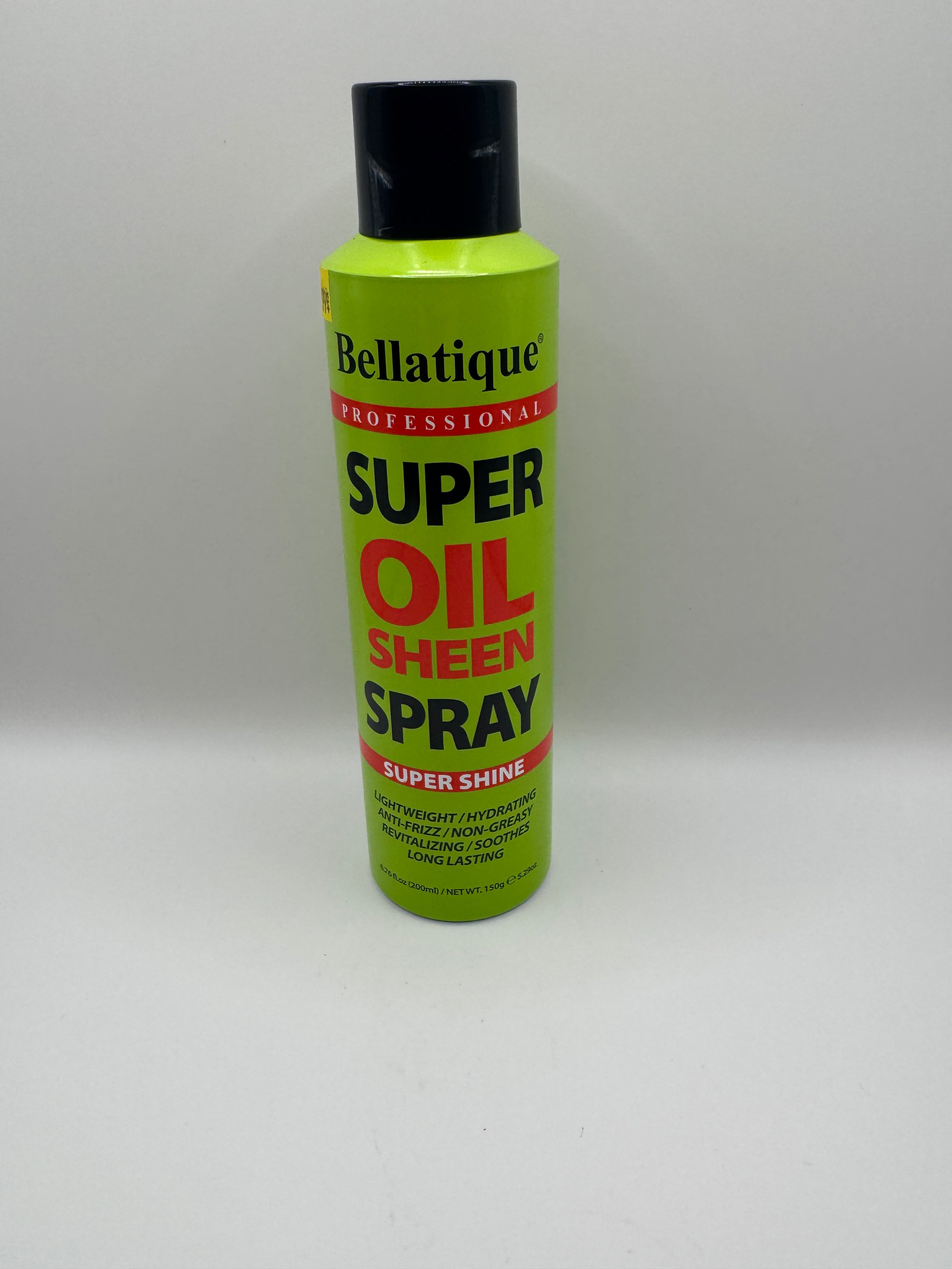 Bellatique® Professional Super Oil Sheen Spray – 5.25oz (200ml)