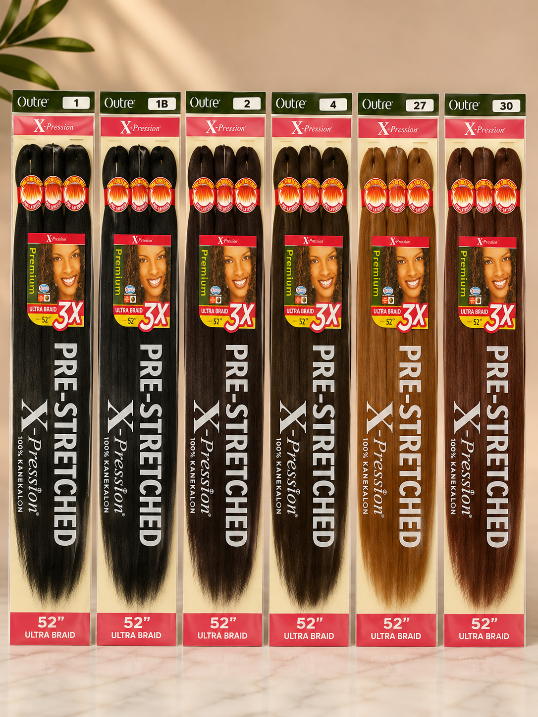 Outre X-Pression Ultra Braid – 52" (3 Pack)