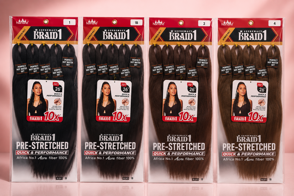 Hairland World's First Happiness Hair Supremacy Braid 1 – 6 Pack | 52"