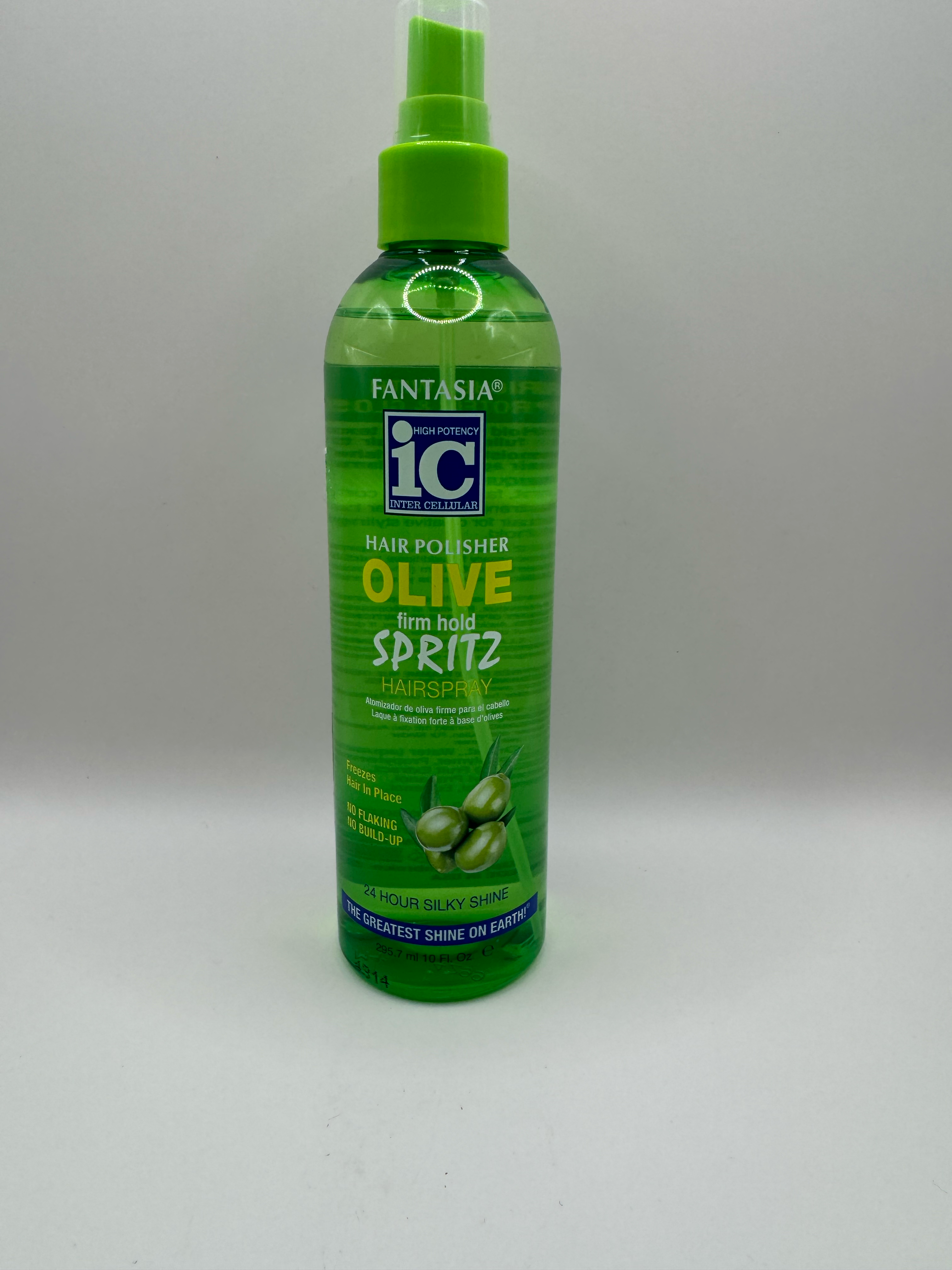 Fantasia® High Potency Inter Cellular Hair Polisher Olive Firm Hold Spritz Hairspray – 10oz