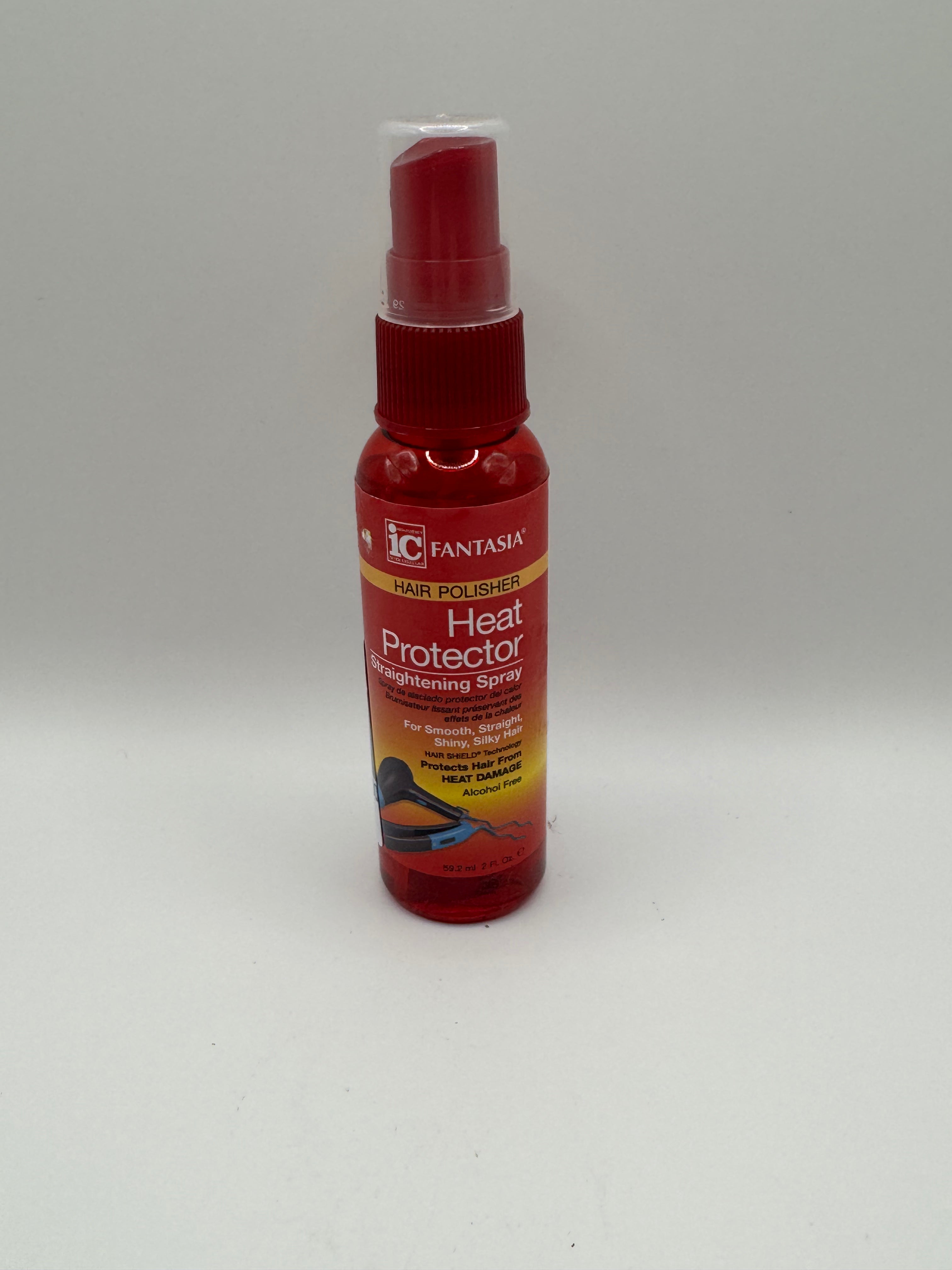 Fantasia® Hair Polisher Heat Protector Straightening Spray – 2oz (59ml)