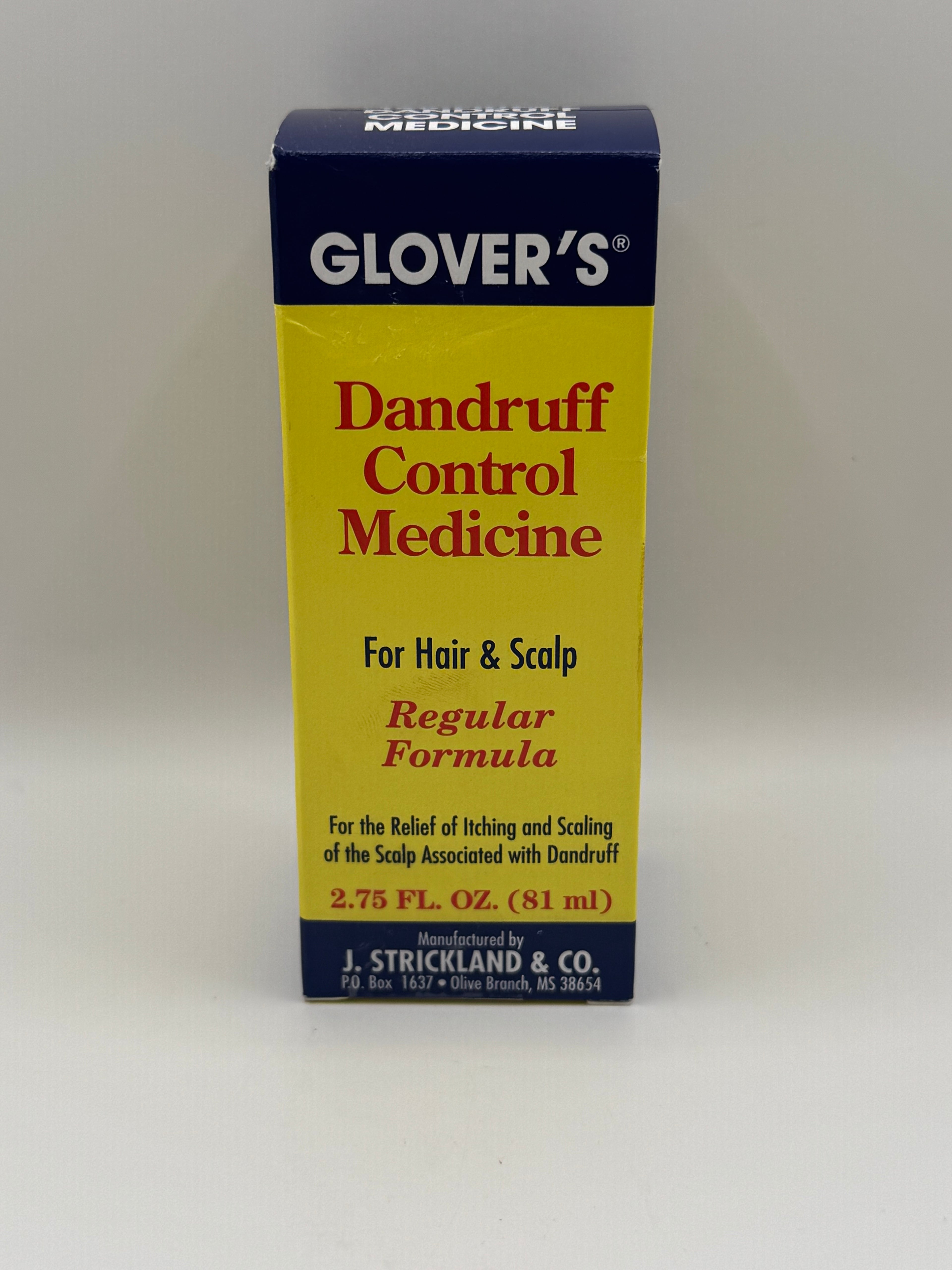 Glover’s® Dandruff Control Medicine – 2.75oz (81ml)