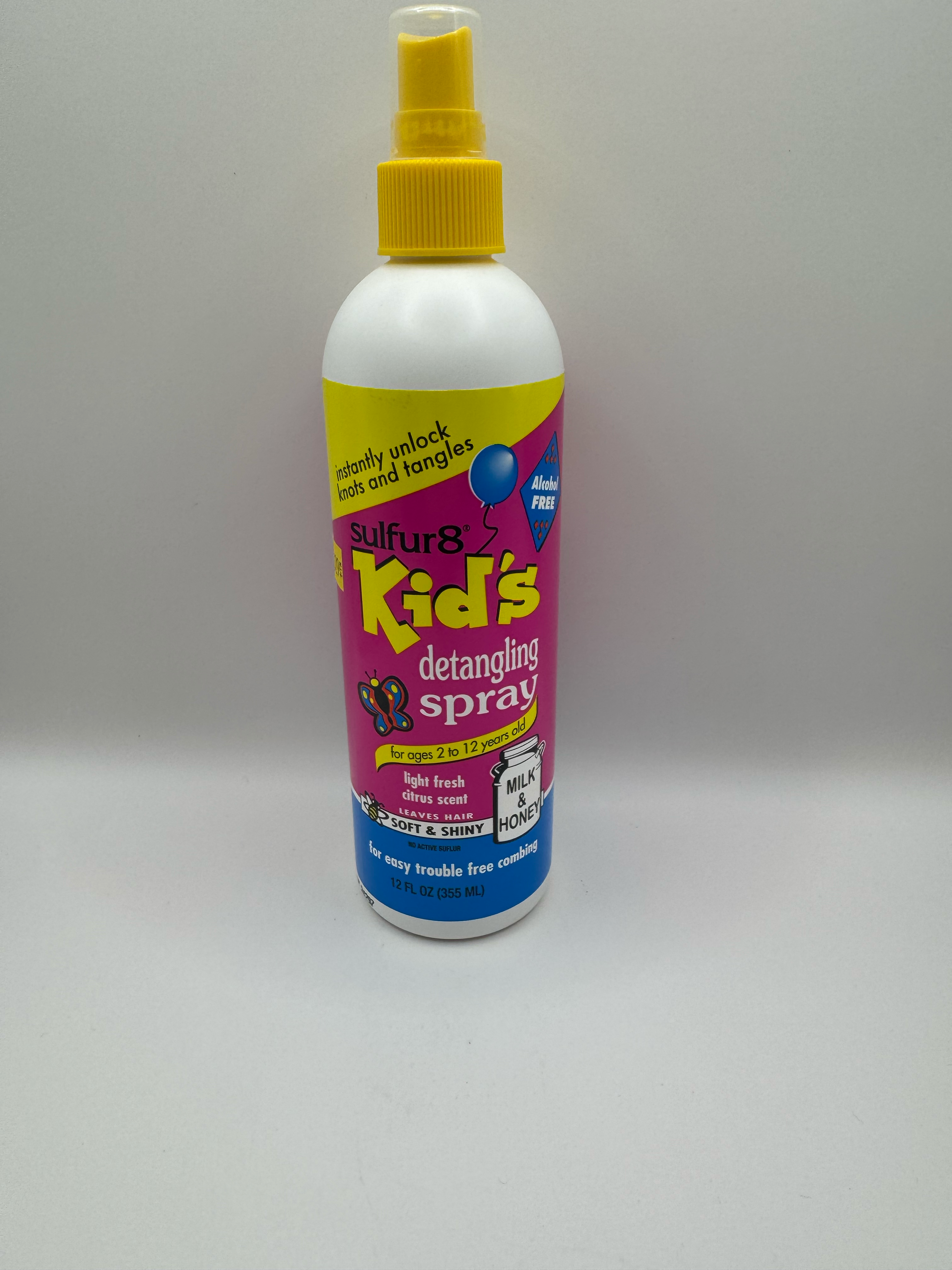 Sulfur8® Kid’s Detangling Spray – 12oz (355ml)