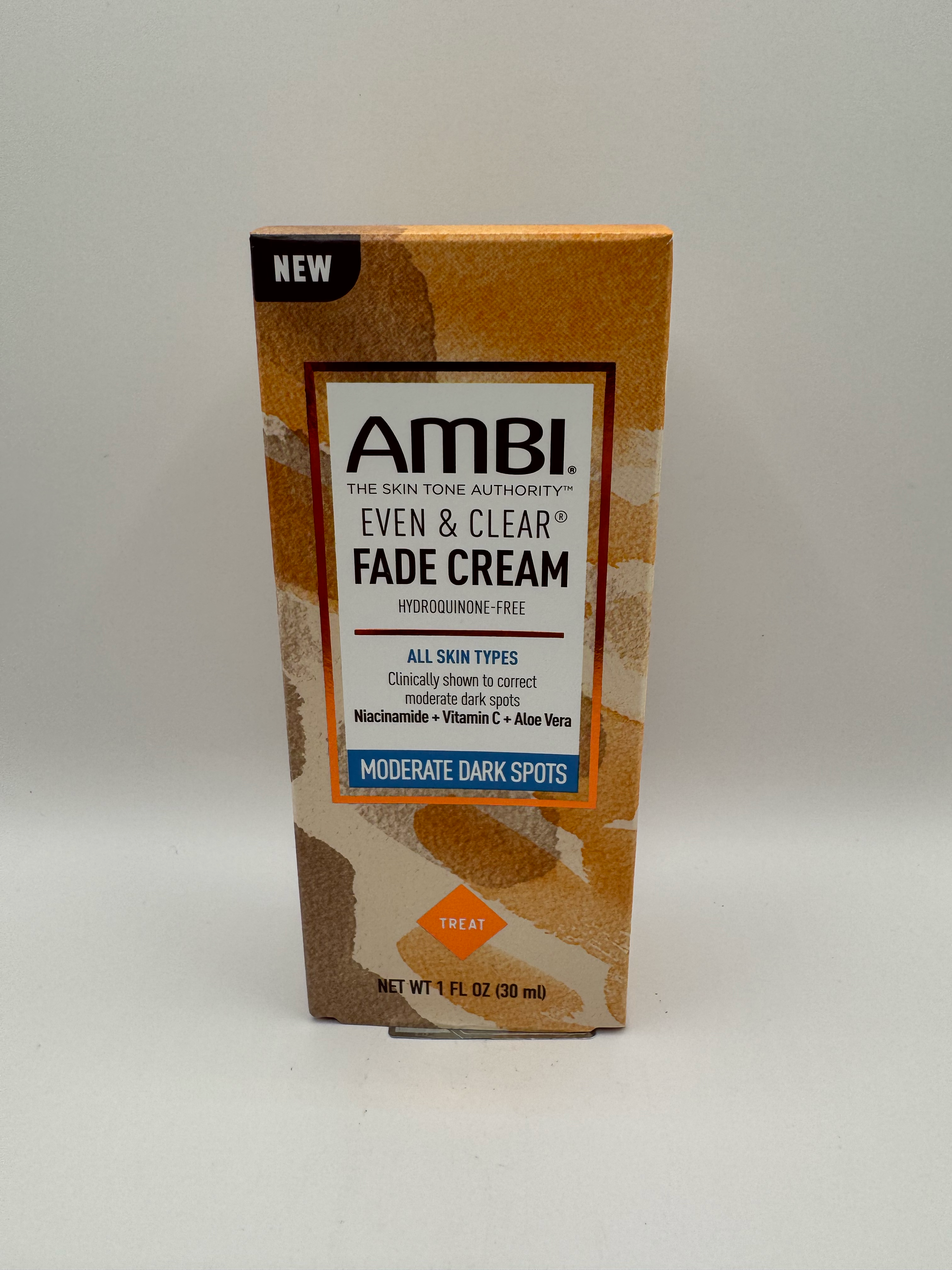 AMBI® Even &amp; Clear® Fade Cream – Moderate Dark Spots – 1oz (30ml)