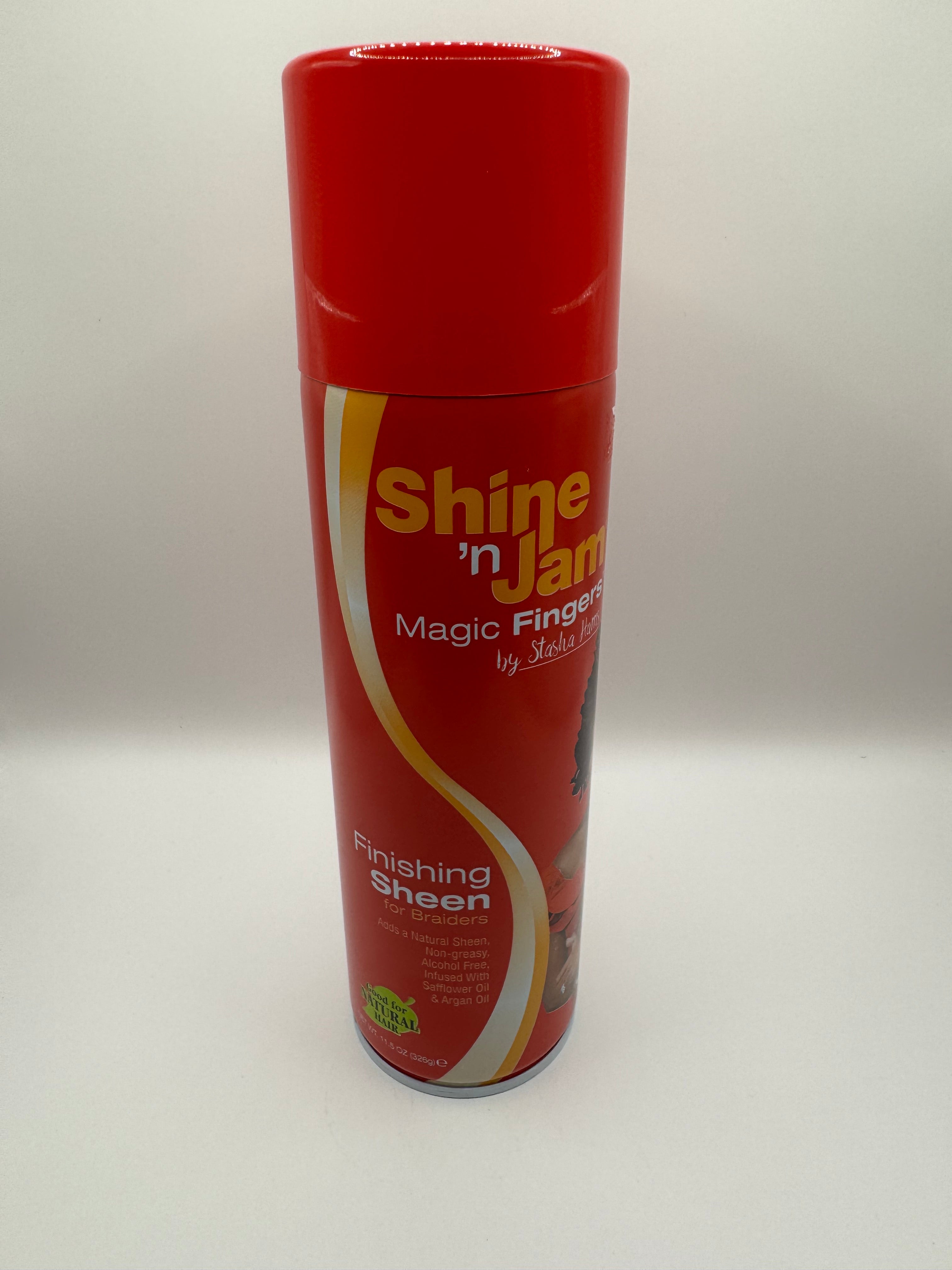 Shine ’n Jam® Magic Fingers Finishing Sheen for Braiders – 11.25oz (319g/333ml)