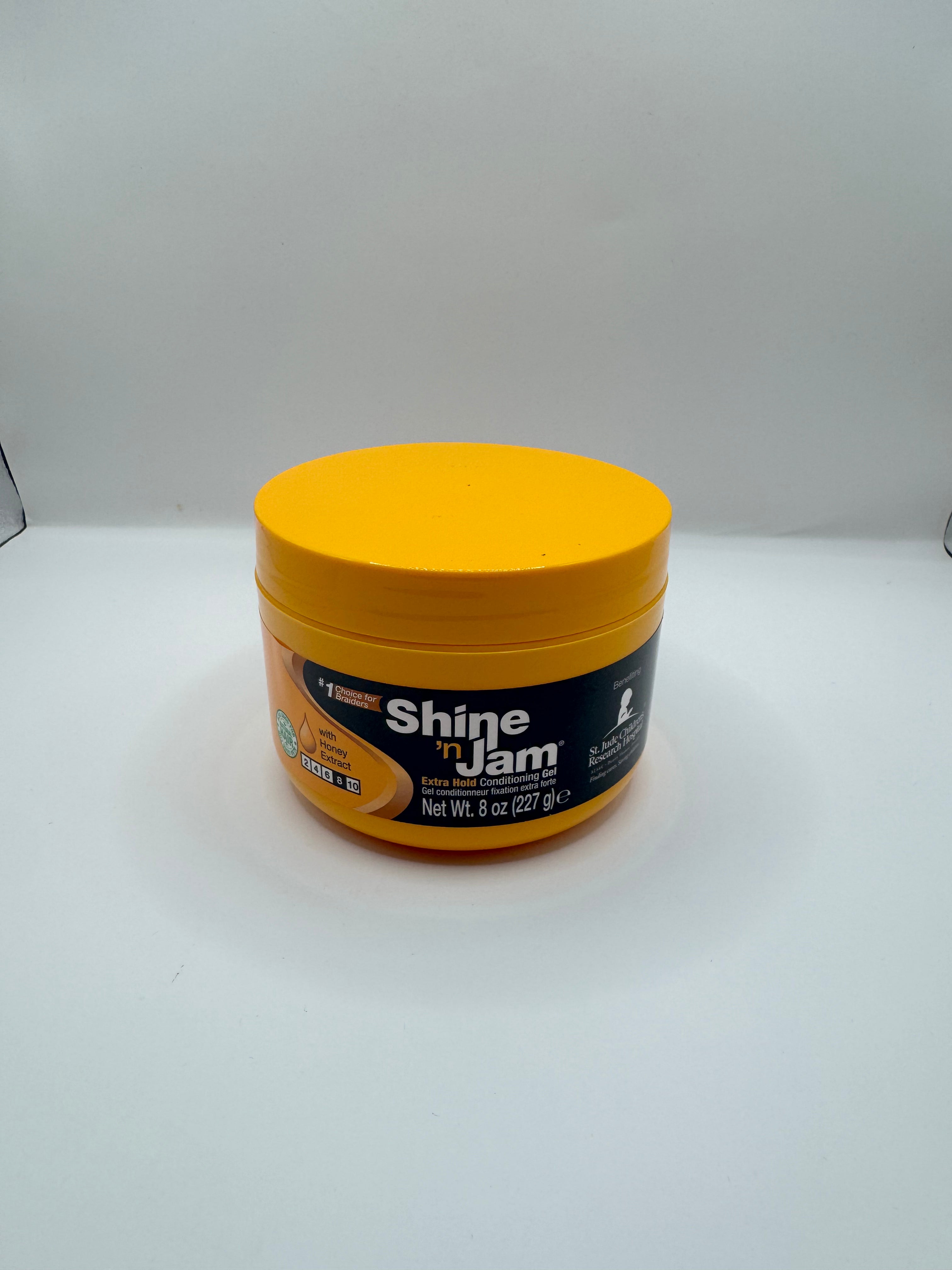 Shine 'n Jam Extra Hold Conditioning Gel with Honey Extract (8 oz)