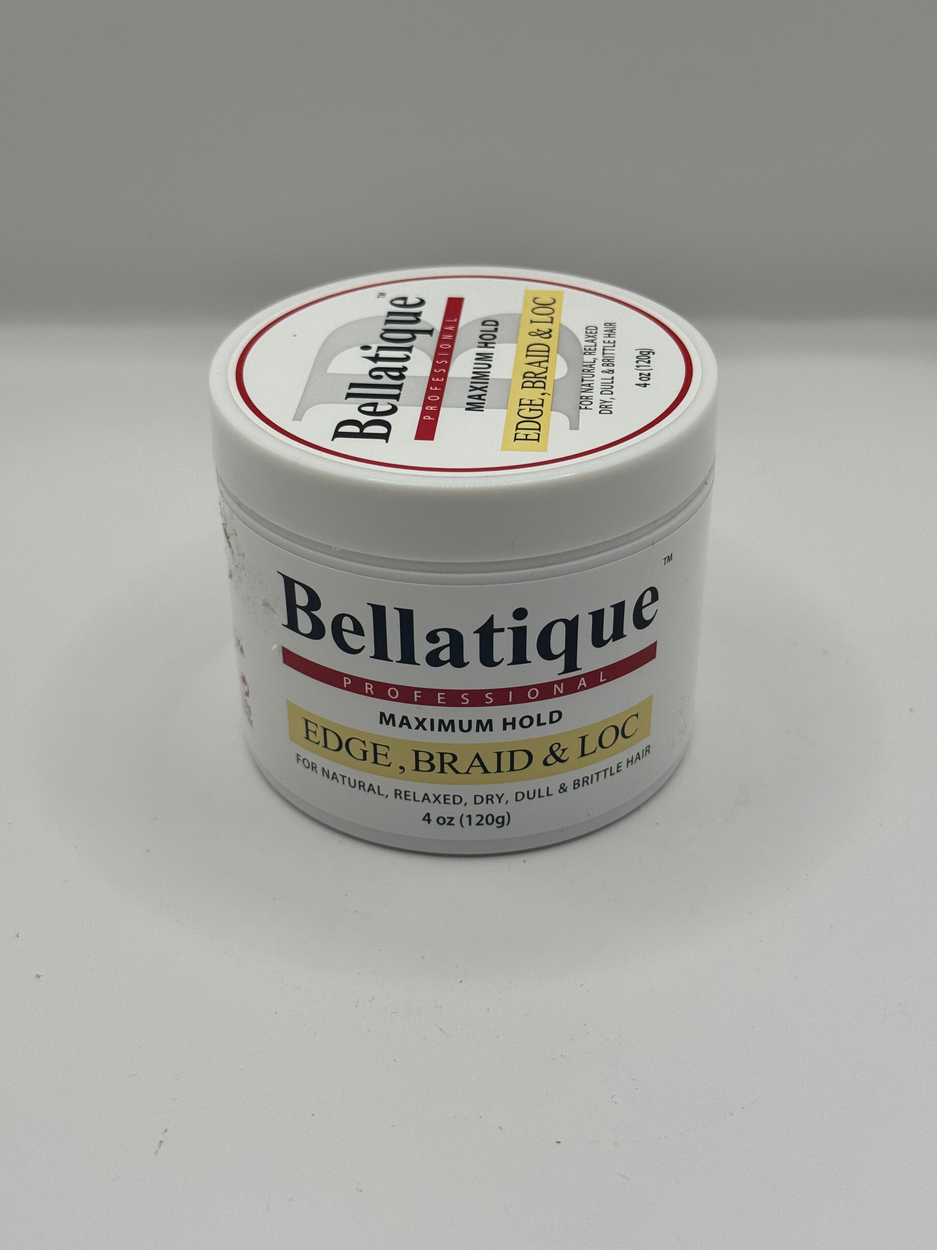 Bellatique Professional Maximum Hold Edge, Braid & Loc Gel – 4 oz